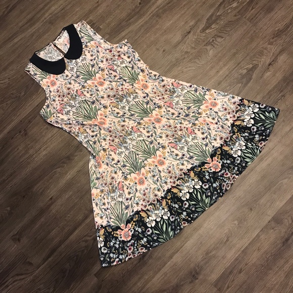 Lauren Conrad Peter Pan Collar A-Line Dress - Picture 2 of 4